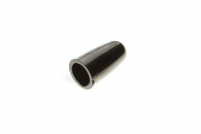 8100-Наконечник пластиковый под металл 15 мм-тем.никель - купить в Ачинске. Цена: 2.45 руб.