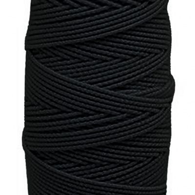 Нитка - резинка Спандекс 25 м (уп-10шт)-чёрные - купить в Ачинске. Цена: 36.02 руб.