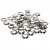 Люверсы, металлические/10мм/никель (упак.1000 шт) - купить в Ачинске. Цена: 637 руб.
