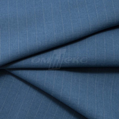 Костюмная ткань "Жаклин", 188 гр/м2, шир. 150 см, цвет серо-голубой - купить в Ачинске. Цена 426.49 руб.