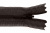 Молния потайная Т3 917, 50 см, капрон, цвет коричневый - купить в Ачинске. Цена: 8.62 руб.