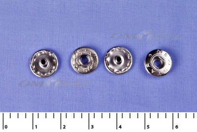 Кнопки металл Ф-12,5 (1440 +/-20 шт) "альфа" никель с рисунком - купить в Ачинске. Цена: 2 853.69 руб.