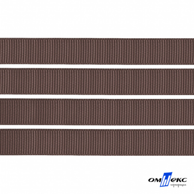 Репсовая лента 005, шир. 6 мм/уп. 50+/-1 м, цвет коричневый - купить в Ачинске. Цена: 88.45 руб.