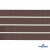 Репсовая лента 005, шир. 6 мм/уп. 50+/-1 м, цвет коричневый - купить в Ачинске. Цена: 88.45 руб.