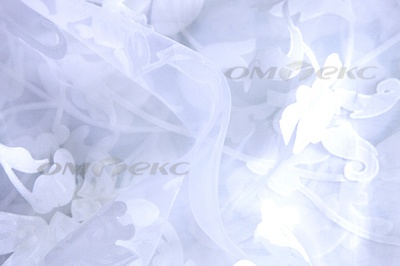 Органза деворэ 6031 (280см) С01 белый - купить в Ачинске. Цена 595.43 руб.
