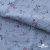 Ткань Муслин принт, 100% хлопок, 125 гр/м2, шир. 140 см, #2308 цв. 69 серо-голубой с цветком - купить в Ачинске. Цена 413.11 руб.