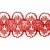 140-Кружево капрон 15мм цв.13-красный - купить в Ачинске. Цена: 4.21 руб.