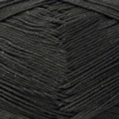 Пряжа "Бонди", 100% имп.мерсеризованный хлопок, 100гр, 270м, цв.003-черный - купить в Ачинске. Цена: 140.88 руб.