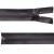 Молния водонепроницаемая PVC Т-7, 60 см, разъемная, цвет (301) т.серый - купить в Ачинске. Цена: 49.39 руб.