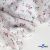 Ткань Муслин принт, 100% хлопок, 125 гр/м2, шир. 140 см, #2308 цв. 6 белый с цветком - купить в Ачинске. Цена 413.11 руб.