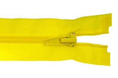 Спиральная молния Т5 131, 90 см, автомат, цвет жёлтый - купить в Ачинске. Цена: 14.20 руб.