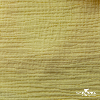 Ткань Муслин, 100% хлопок, 125 гр/м2, шир. 135 см (12-0824) цв.лимон нюд - купить в Ачинске. Цена 337.25 руб.