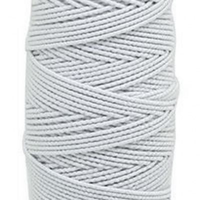Нитка - резинка Спандекс 25 м (уп-10шт)-белые - купить в Ачинске. Цена: 35.65 руб.