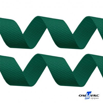 Зелёный- цв.876 -Текстильная лента-стропа 550 гр/м2 ,100% пэ шир.40 мм (боб.50+/-1 м) - купить в Ачинске. Цена: 637.68 руб.