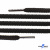 Шнурки #106-09, круглые 130 см, цв.чёрный - купить в Ачинске. Цена: 21.92 руб.