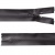 Молния водонепроницаемая PVC Т-7, 20 см, неразъемная, цвет (301)-т.серый - купить в Ачинске. Цена: 21.56 руб.