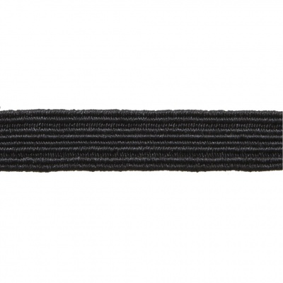 Резинка продежка С-52, шир. 7 мм (в нам. 100 м), чёрная  - купить в Ачинске. Цена: 637.57 руб.