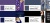Костюмная ткань "Элис" 18-3921, 200 гр/м2, шир.150см, цвет голубика - купить в Ачинске. Цена 303.10 руб.