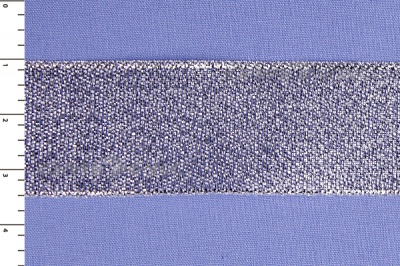 Лента парча MR-25, 25мм (33 м)  серебро - купить в Ачинске. Цена: 403.62 руб.