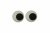 Глазки для игрушек, круглые, с бегающими зрачками, 15 мм/упак.50+/-2 шт, цв. -черно-белые - купить в Ачинске. Цена: 46.92 руб.