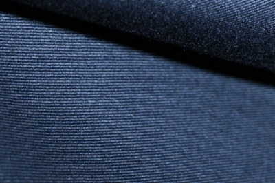 Ткань костюмная 8874/3, цвет темно-синий, 100% полиэфир - купить в Ачинске. Цена 433.60 руб.