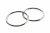 Кольцо металлическое №40 мм, цв.-никель - купить в Ачинске. Цена: 4.45 руб.