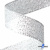 Лента металлизированная "ОмТекс", 25 мм/уп.22,8+/-0,5м, цв.- серебро - купить в Ачинске. Цена: 96.64 руб.