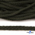Шнур плетеный d-6 мм круглый, 70% хлопок 30% полиэстер, уп.90+/-1 м, цв.1075-хаки - купить в Ачинске. Цена: 588 руб.
