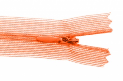 Молния потайная Т3 849, 50 см, капрон, цвет оранжевый - купить в Ачинске. Цена: 8.87 руб.