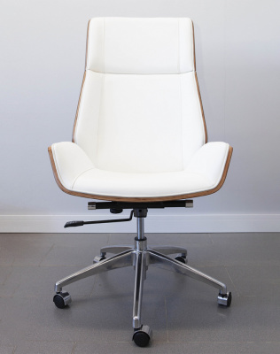Кресло из натуральной кожи, каркас дерево арт. FX-BC06 - купить в Ачинске. Цена 34 820.52 руб.