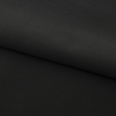 Костюмная ткань с вискозой "Меган", 210 гр/м2, шир.150см, цвет чёрный - купить в Ачинске. Цена 378.55 руб.