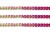 Пайетки "ОмТекс" на нитях, CREAM, 6 мм С / упак.73+/-1м, цв. 89 - розовый - купить в Ачинске. Цена: 468.37 руб.