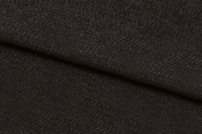 Ткань джинсовая №96, 160 гр/м2, шир.148см, цвет чёрный - купить в Ачинске. Цена 350.42 руб.