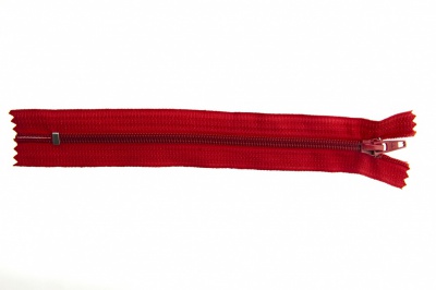 Спиральная молния Т5 820, 18 см, автомат, цвет красный - купить в Ачинске. Цена: 8.41 руб.