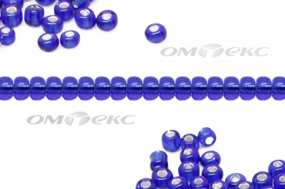 Бисер (SL) 11/0 ( упак.100 гр) цв.28 - синий - купить в Ачинске. Цена: 53.34 руб.