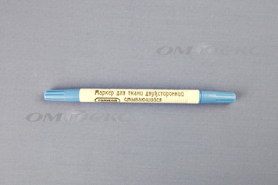 Маркер двухсторонний смывающийся для ткани RA-002 голубой - купить в Ачинске. Цена: 207.84 руб.