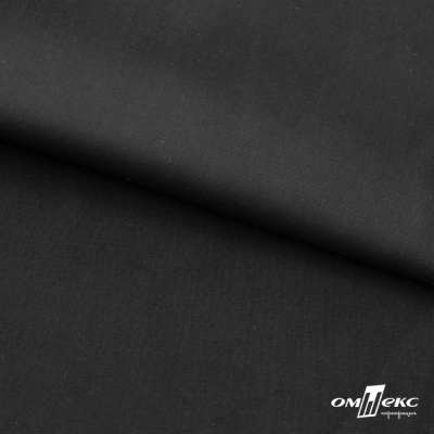 Ткань сорочечная Темза, 80%полиэстр 20%вискоза, 120 г/м2 ш.150 см, цв.черный - купить в Ачинске. Цена 269.93 руб.