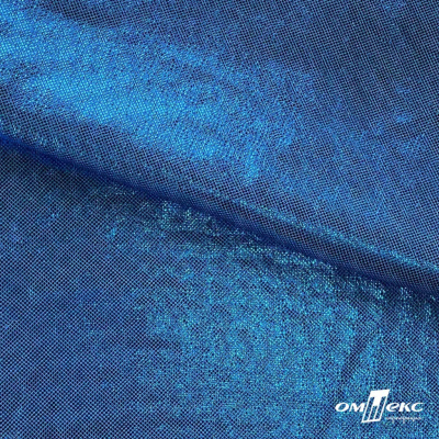 Трикотажное полотно голограмма, шир.140 см, #602 -голубой/голубой - купить в Ачинске. Цена 385.88 руб.