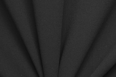 Костюмная ткань с вискозой "Бриджит", 210 гр/м2, шир.150см, цвет чёрный - купить в Ачинске. Цена 570.73 руб.