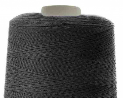 Швейные нитки (армированные) 28S/2, нам. 2 500 м, цвет чёрный - купить в Ачинске. Цена: 139.91 руб.