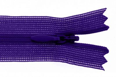Молния потайная Т3 866, 50 см, капрон, цвет фиолетовый - купить в Ачинске. Цена: 8.62 руб.