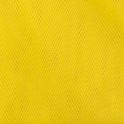 Фатин матовый 16-70, 12 гр/м2, шир.300см, цвет жёлтый - купить в Ачинске. Цена 112.70 руб.