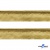 Кант атласный 136, шир. 12 мм (в упак. 65,8 м), цвет золото - купить в Ачинске. Цена: 433.08 руб.