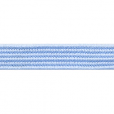 Резиновые нити с текстильным покрытием, шир. 6 мм ( упак.30 м/уп), цв.- 108-голубой - купить в Ачинске. Цена: 155.22 руб.