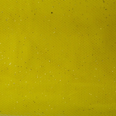 Сетка Глиттер, 24 г/м2, шир.145 см., желтый - купить в Ачинске. Цена 117.24 руб.