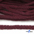 Шнур плетеный d-6 мм круглый, 70% хлопок 30% полиэстер, уп.90+/-1 м, цв.1070-бордовый - купить в Ачинске. Цена: 588 руб.